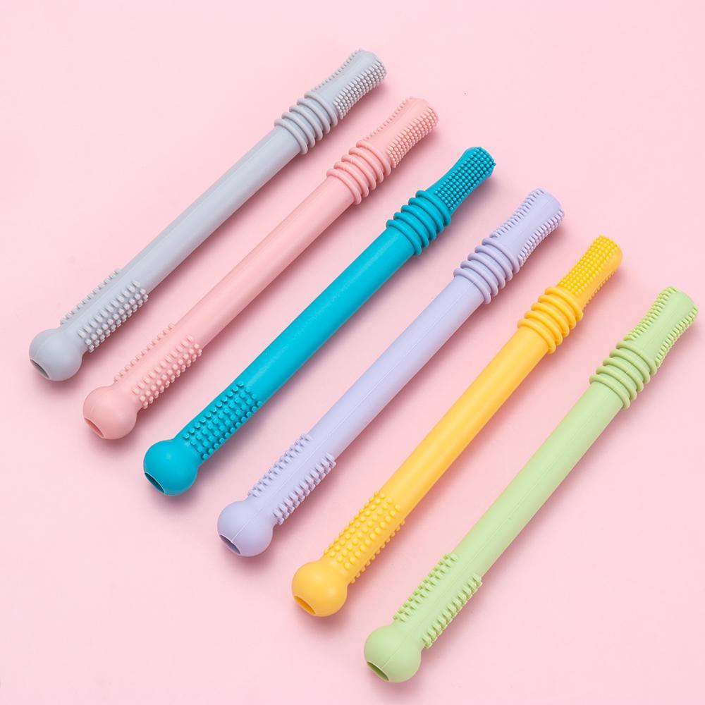 Layor1 Đồ Chơi Ngậm Mọc Răng Bằng Silica Gel Rỗng Chịu Nhiệt Độ Cao Có Thể Uốn Cong Được