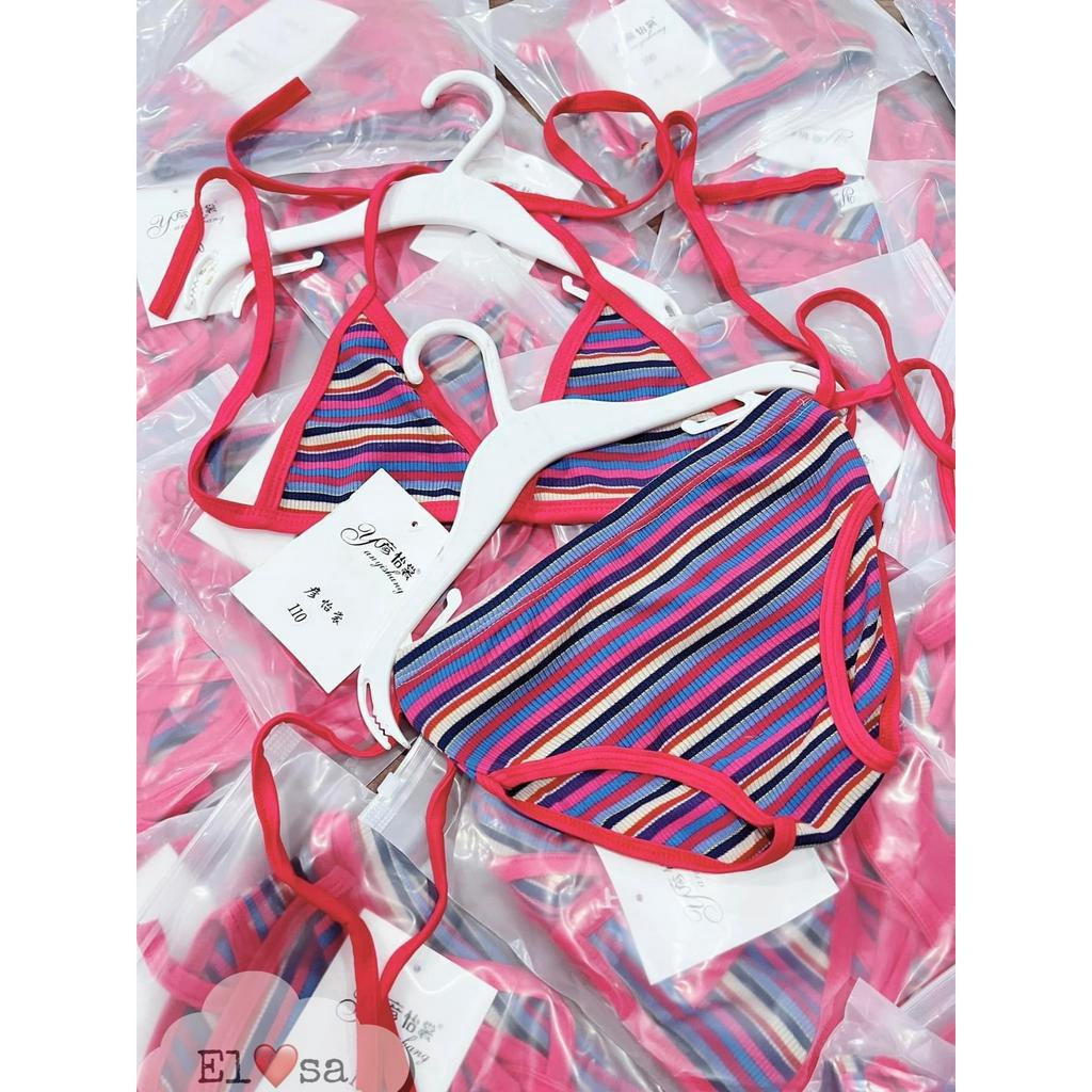 Bikini cho bé gái - Bikini Thổ Cẩm đi bơi đi biển xinh xắn cho bé từ 1-8 Tuổi