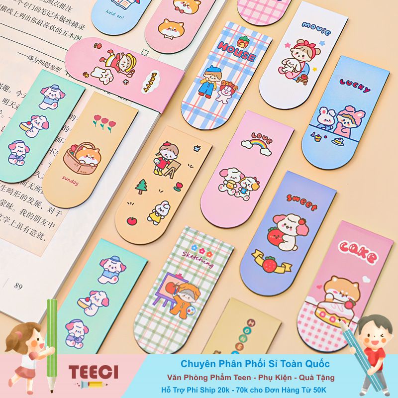 &lt;Video Review&gt; Kẹp Cao Su Dẻo Giữ Giấy Ghi Chú Tài Liệu Đánh Dấu Sách Đồ Dùng In Hoạt Hình Nhiều Chủ Đề D200