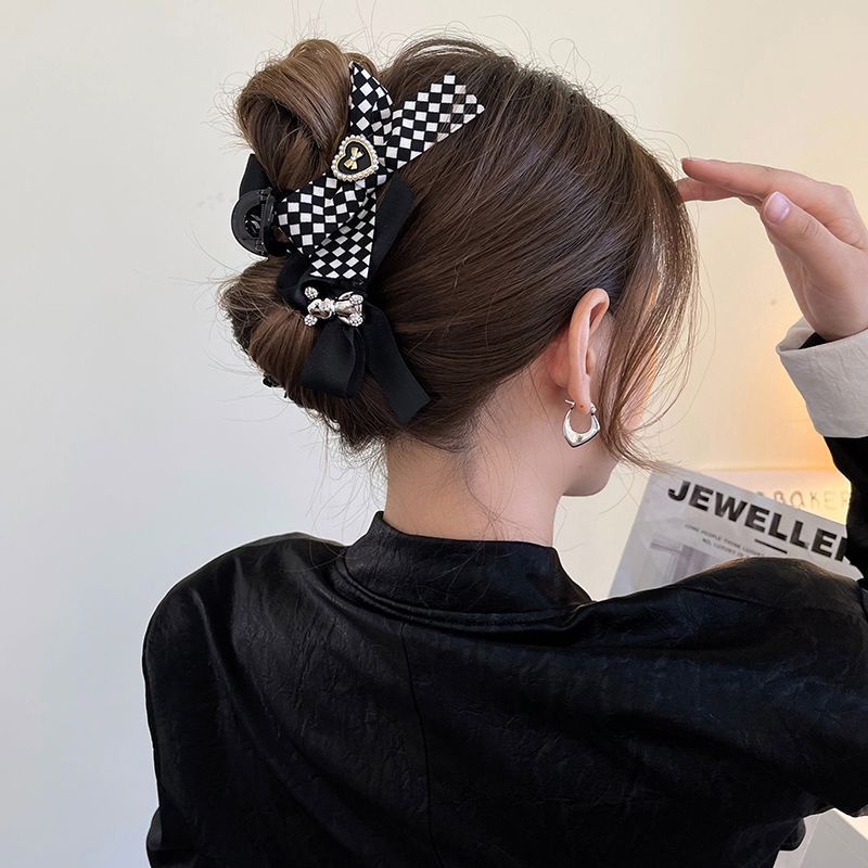 Kẹp Tóc Nơ Lớn Thời Trang Mùa Thu Cao Cấp Cho Nữ