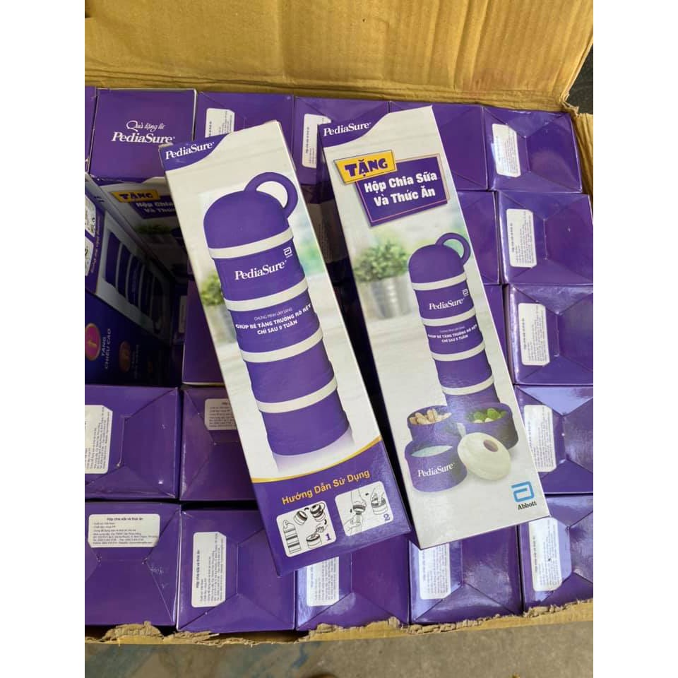 Hộp chia sữa và thức ăn 4 tầng hàng pediasure