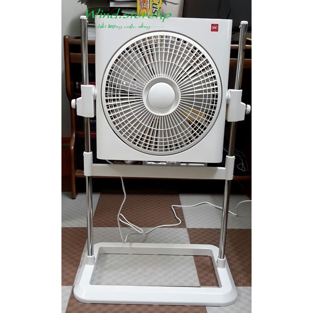 Quạt Hộp KDK SS30X Có Chân - Tím Bạc - Hàng Chính Hãng