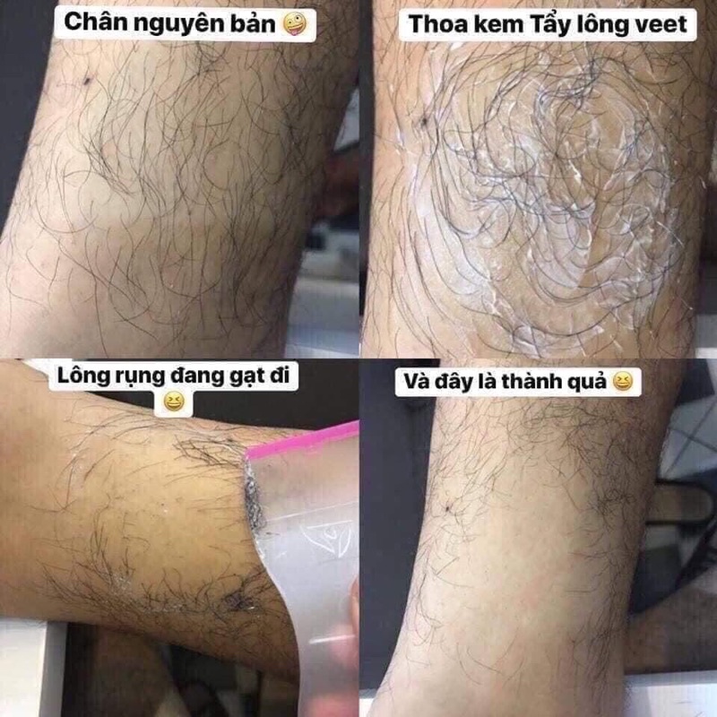 Kem tẩy lông veet 100ml - Tẩy lông tay, tẩy lông chân, tẩy lông nách hiệu quả - Thành phần tự nhiên