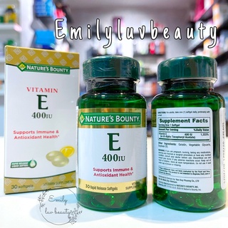 Viên uống Vitamin E Nature’s Bounty 400IU 30 viên