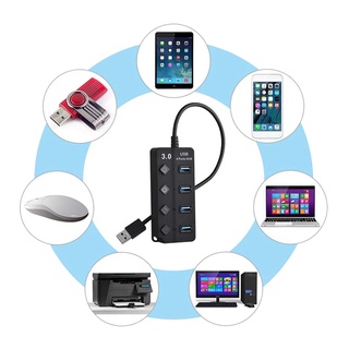 Hub Chia 4 Cổng Usb 3.0 Tốc Độ Cao 5gbps
