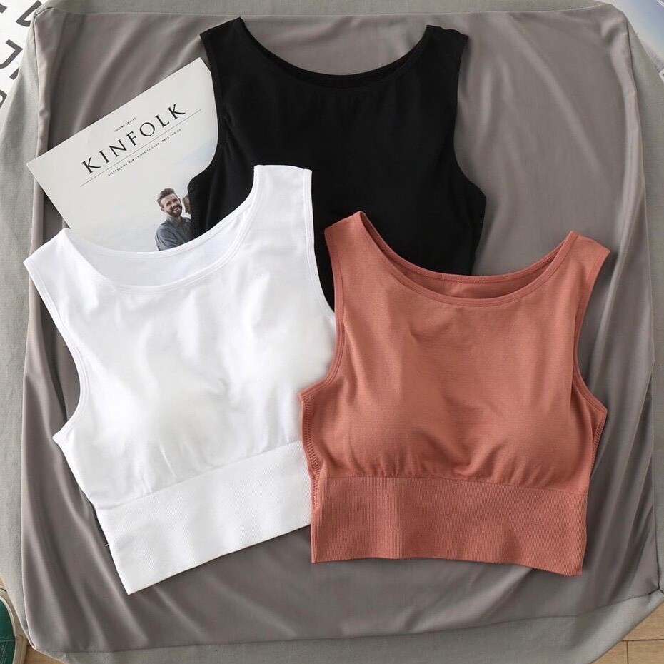 Áo Bra 2 Dây Quai Bản To, Áo Croptop Nữ Không Dây BR37-Theshe