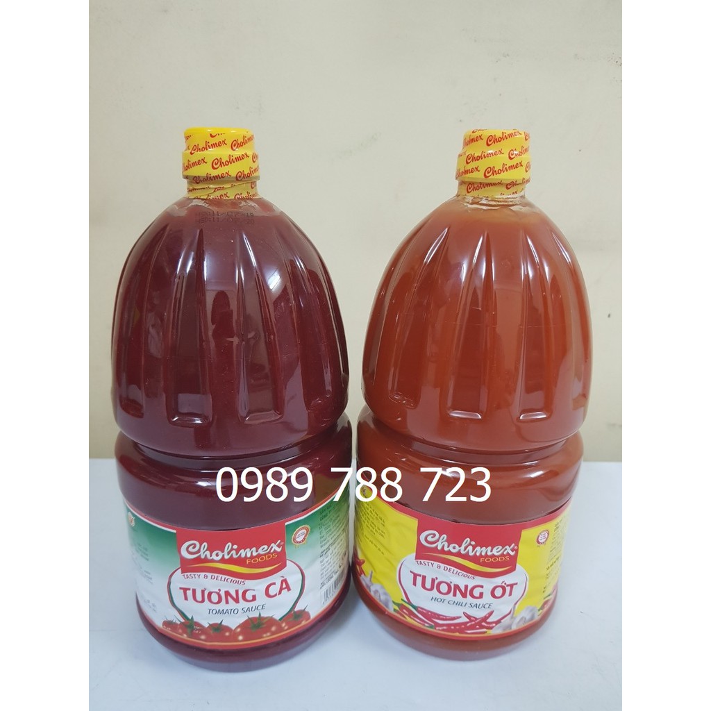 Tương ớt/ Tương cà/ Tương ớt chua ngọt Cholimex can 2.1kg