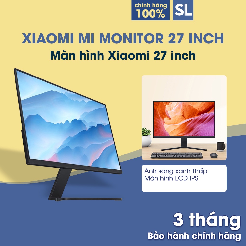 xiaomi mijia Redmi  27 inch monitor Ánh sáng xanh thấp Độ phân giải full HD Màn hình LCD IPS