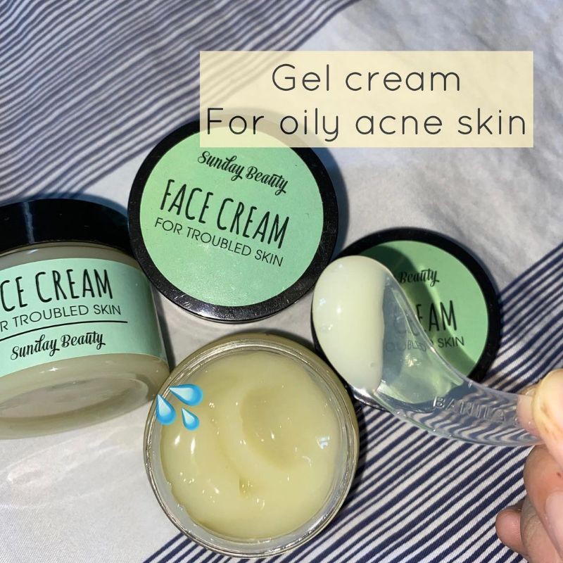 Kem dưỡng da mụn nhạy cảm, da dầu cấp ẩm kháng viêm giảm mụn thiên nhiên Face cream Sunday Beauty handmade | BigBuy360 - bigbuy360.vn