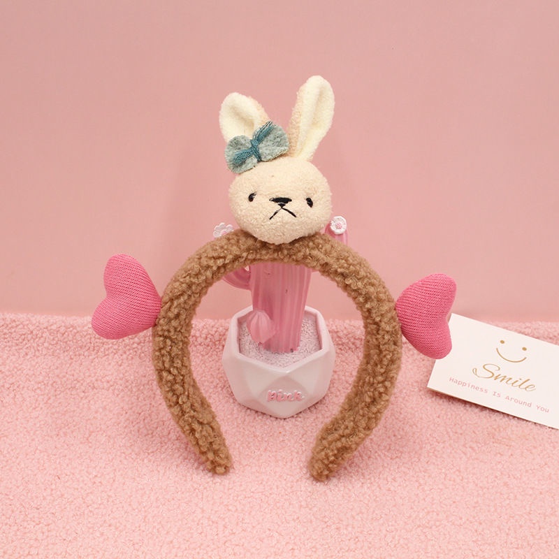 Băng đô thời trang hình gấu giản đơn xinh xắn dành cho nữ