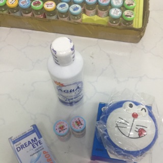 Combol lens 170k (1c lens+ nước ngâm+ nhỏ mắt+khay thú)