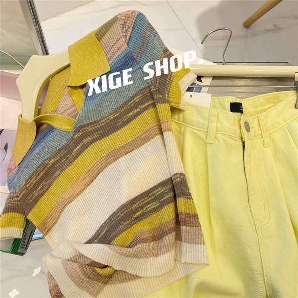 0206AP - Áo polo sắc màu nữ