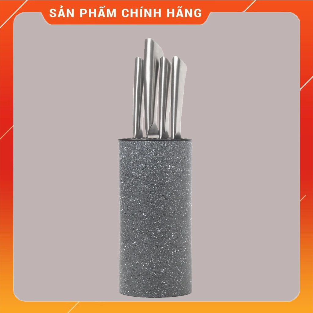 Bộ dao 5 món Neoflam, Dao làm bằng inox 430 không gỉ, Lưỡi thép cacbon 3Cr14 chống mài mòn, độ sắc cao