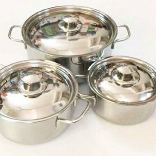 Bộ nồi sharp 3 chiếc dành cho cả bếp từ