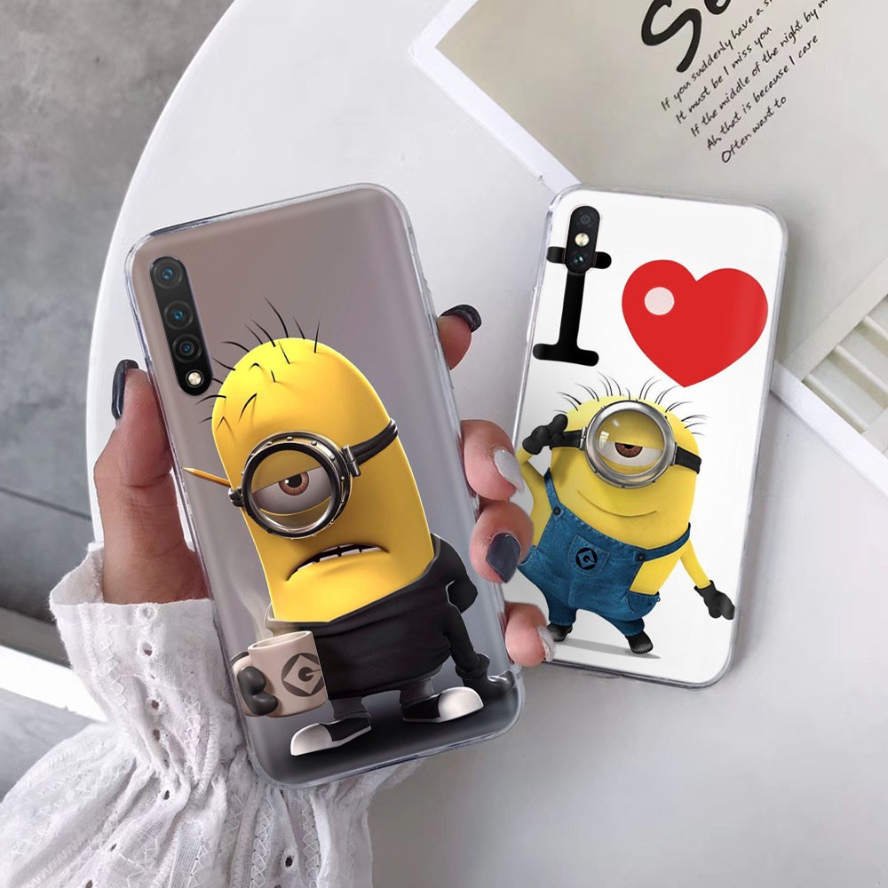 Ốp Điện Thoại Trong Suốt Họa Tiết Despicable Me Cho Motorola Moto G4 G5 Plus G5S G6 Z3 Play Tb22