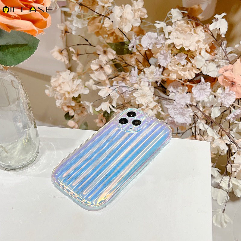 Ốp Điện Thoại Màu Laser Chống Sốc Cho iPhone 13 12 11 Pro Max