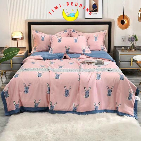 Chăn lụa thái mùa hè – Chăn hè lụa nhập khẩu cao cấp, mát mẻ 2x2,3m– Timibedding