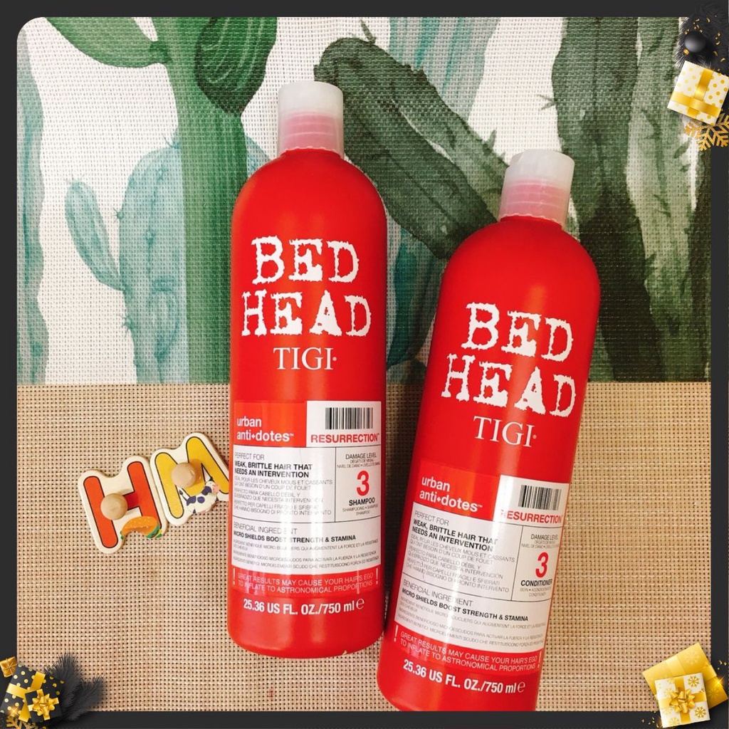 [HÀNG AUTH] Cặp Dầu Gội - Xả TIGI Bed Head Màu Đỏ [HÀNG AUTH]