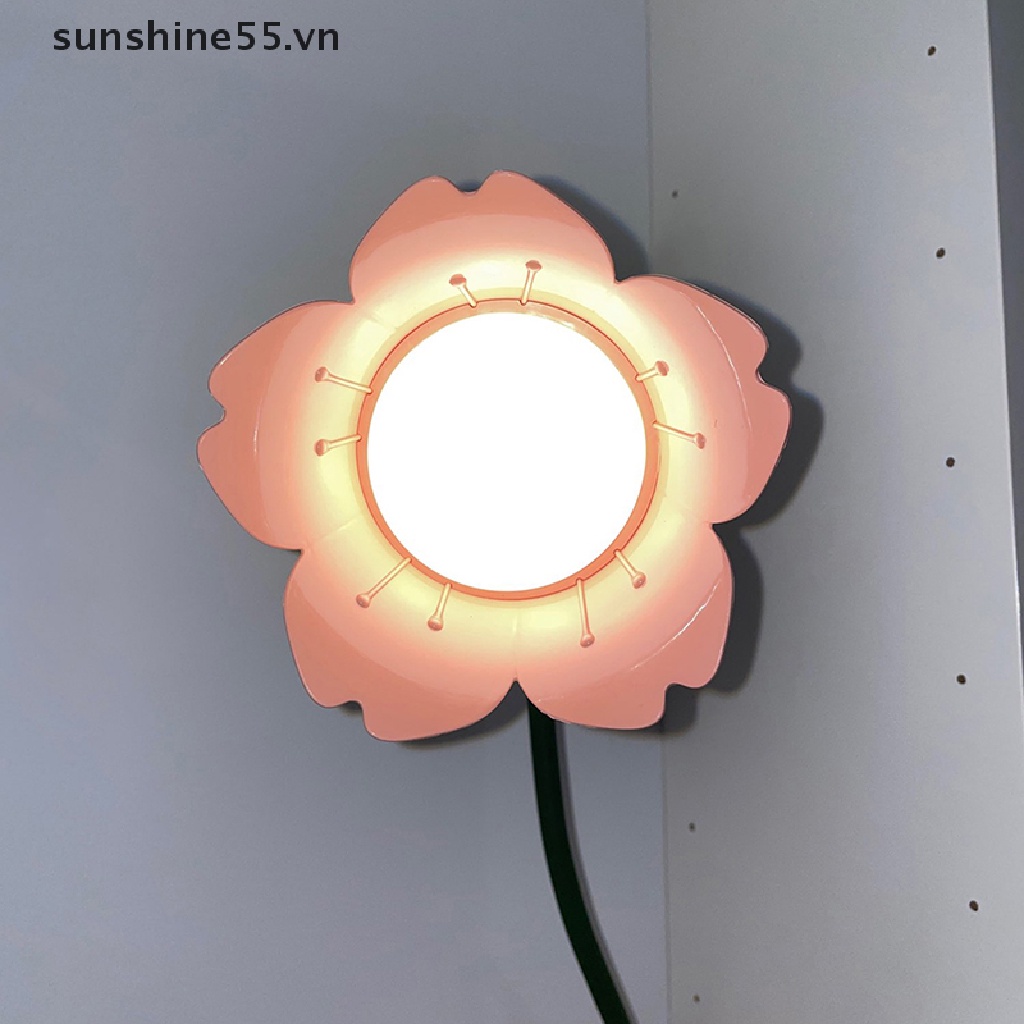 sunshine Flower LED Desk Lamp Student Bedroom Lighting Touch Reading Lamp Eye Protection .