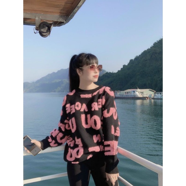 Áo len chữ xù (kèm video ) | BigBuy360 - bigbuy360.vn