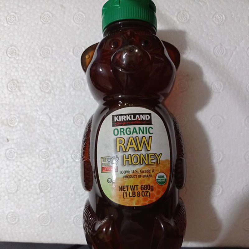 (Date t7/22) Mật Ong organic Raw Honey Kirkland chai 680g