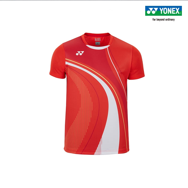 Yonex Badminton Shirts Breathable Quick Dry Training Compitition Badminton Jersey(Only Shirts)