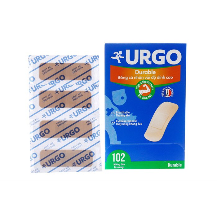 (1k duy nhất hnay) Băng cá nhân Urgo Woundplaster loại tốt (1 cái)