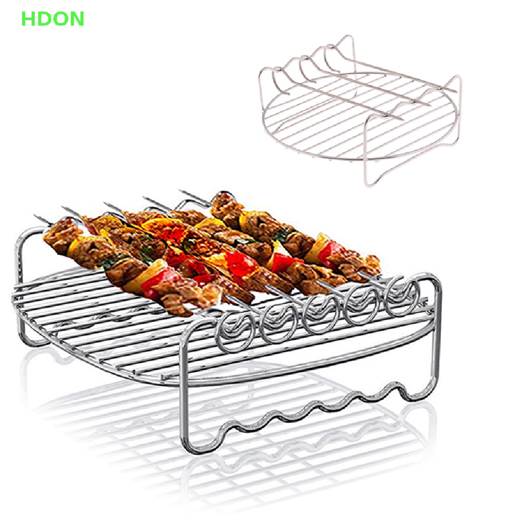 Giá Đỡ Nồi Chiên Không Dầu 3 Tầng Bằng Thép Chất Lượng Cao