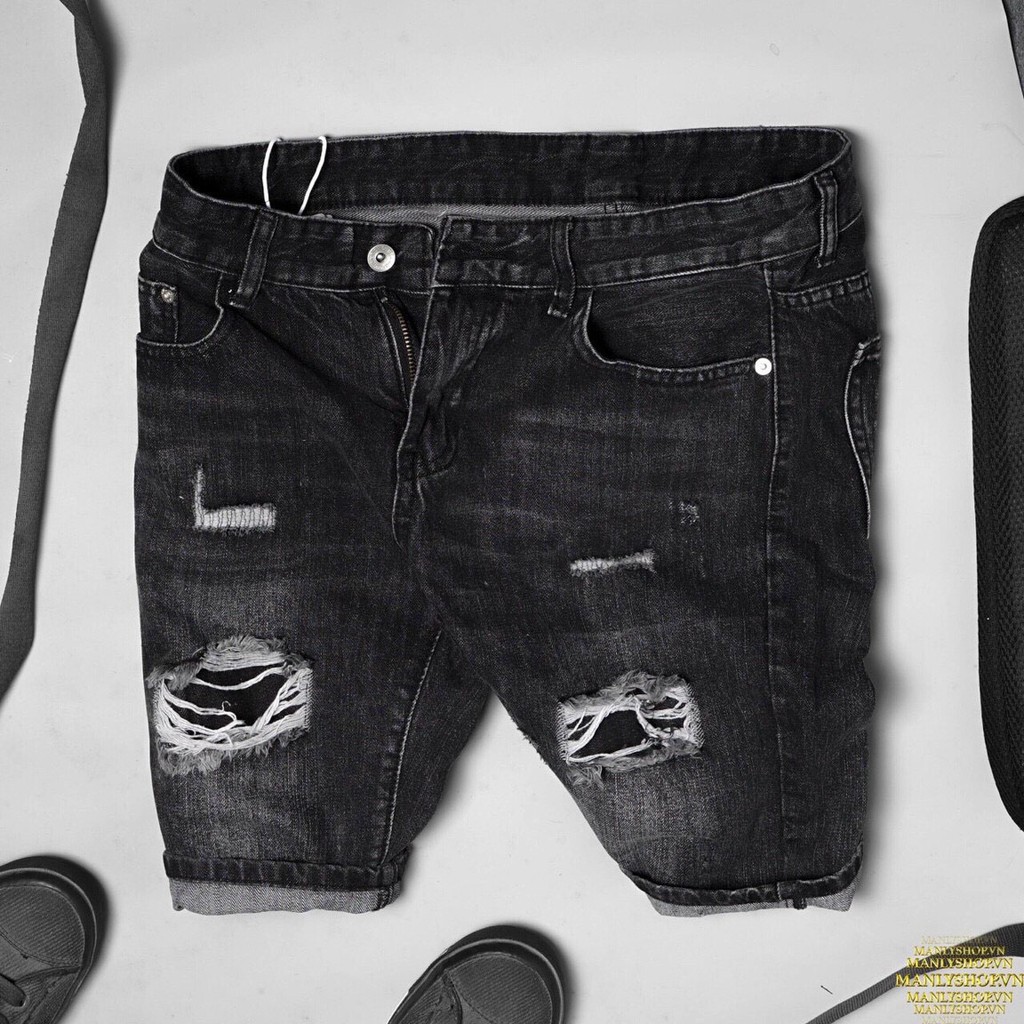 Quần Sọt Nam 🔵 𝐅𝐑𝐄𝐄 𝐒𝐇𝐈𝐏 🔵 Quần Short Jean Nam - Sooc Jean Co Giãn Thời Trang Hpfashion - Qsjnhp018 | BigBuy360 - bigbuy360.vn