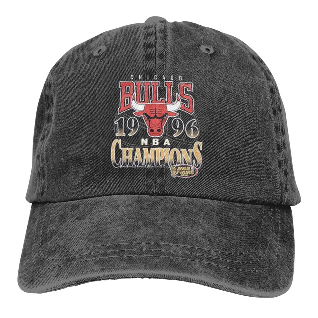 Mũ thông thường có thể điều chỉnh Vintage Chicago Bulls Champs Nba Chicago Bulls Đồ họa Thể thao và 