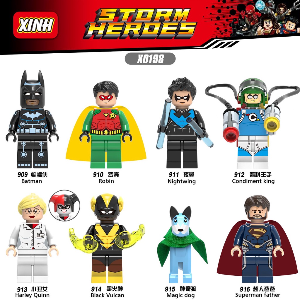 Bộ Lắp Ghép Mô Hình Nhân Vật Siêu Anh Hùng Batman