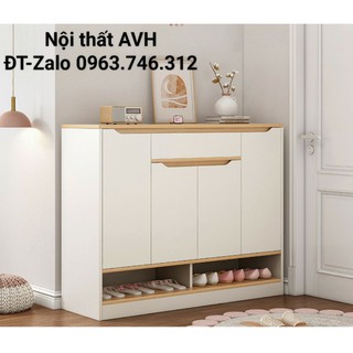 Tủ giày MDF siêu đẹp, bền cao 1m [RẺ VÔ ĐỊCH]