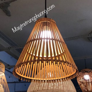Bộ 5 chao đèn tre xòe size 30cm