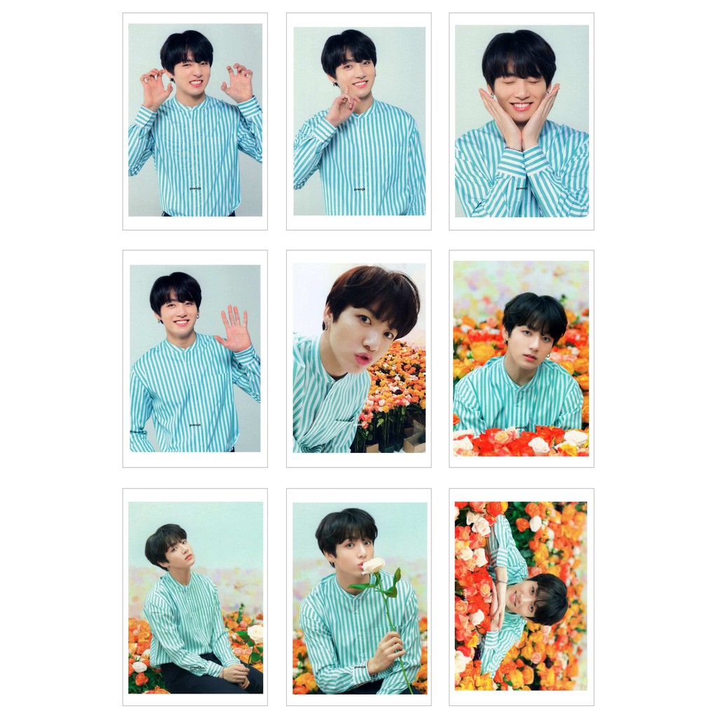 [Ép Lụa] Lomo Card 63 Ảnh BTS -Love Yourself