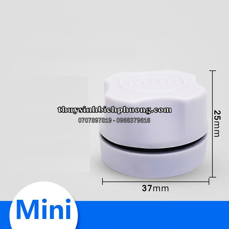 CHÙI KÍNH NAM CHÂM MINI | DỤNG CỤ VỆ SINH HỒ CÁ THUỶ SINH