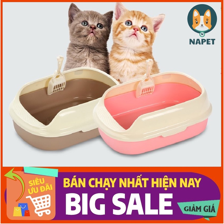 Khay vệ sinh mèo , khay đựng cát vệ sinh cho mèo đuợc làm từ chất liệu tốt,bền kích thước rộng thoải máI