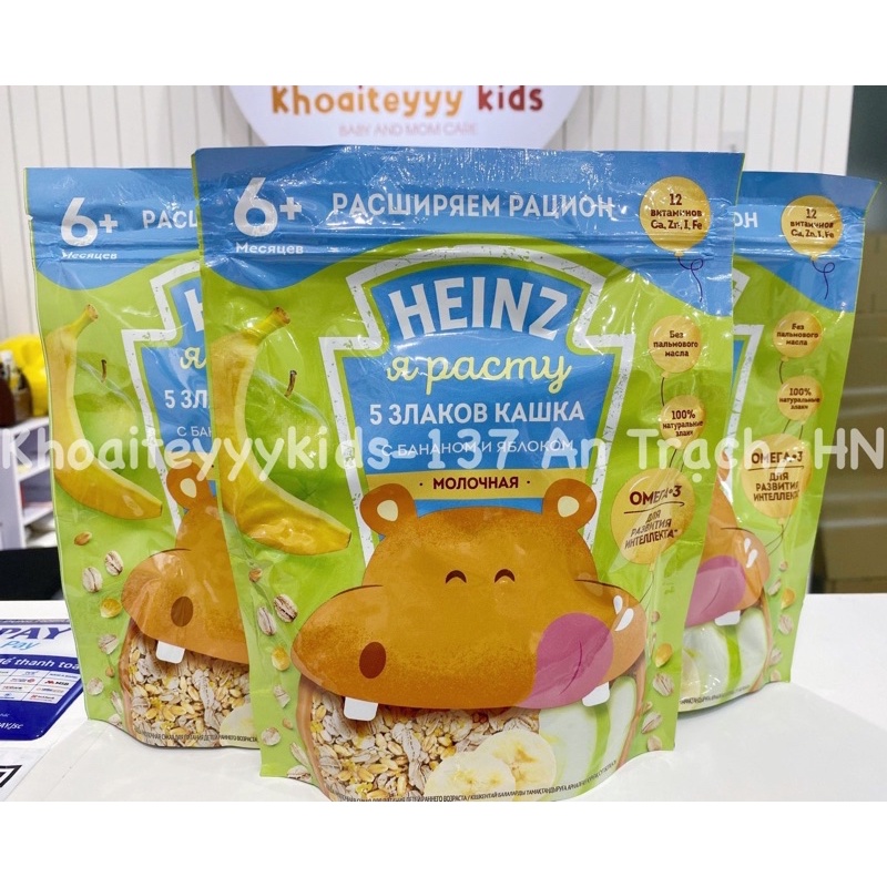 Bột ăn dặm Heinz Nga 4m+