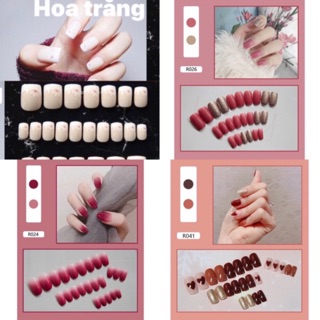 Bộ 24 móng giả kèm keo tuyệt đẹp.giaonhanh 2h