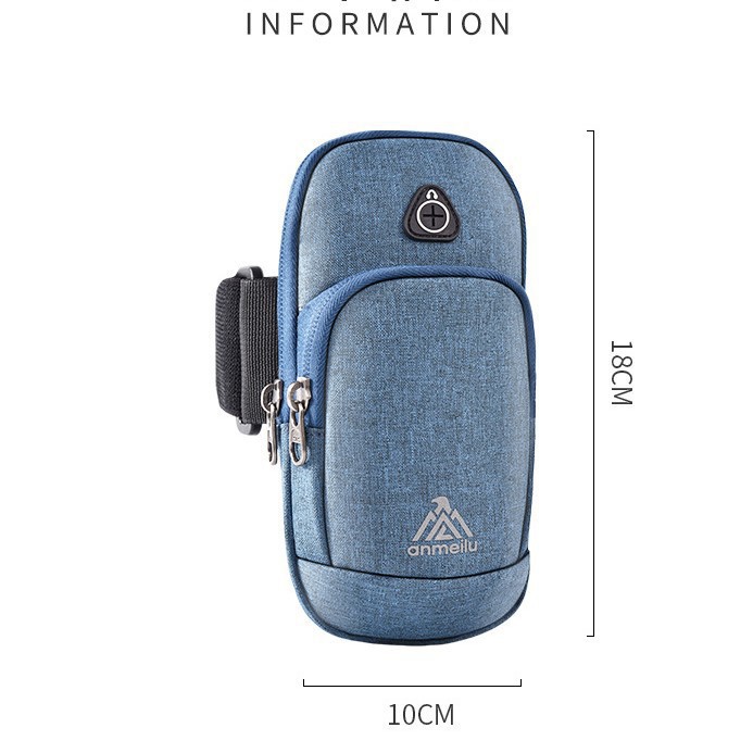 Túi đeo điện thoại tập thể dục ngoài trời, túi đeo bắp tay chính hãng Anmeilu 8003 cdks2502