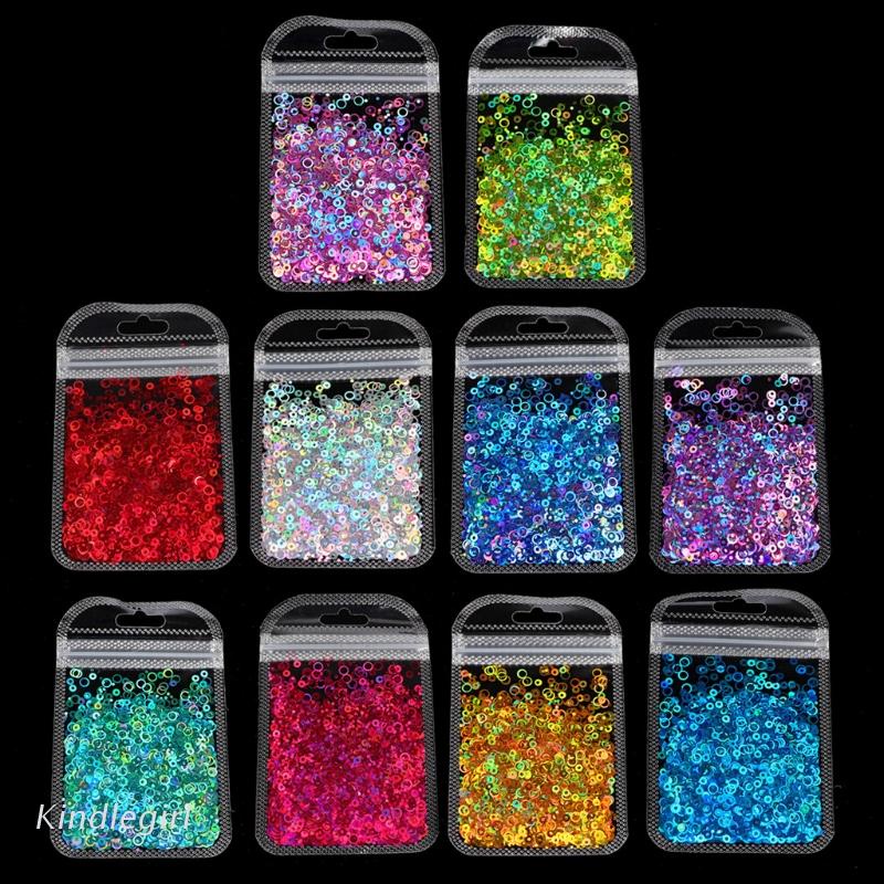Hạt kim sa bằng nhựa resin epoxy lấp lánh có 10 màu 2g