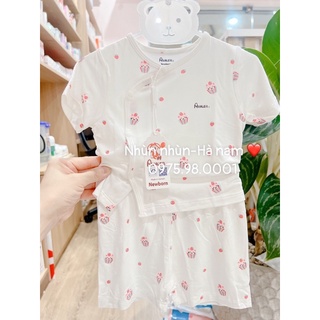 Bộ cộc tay cài lệch Avaler sơ sinh