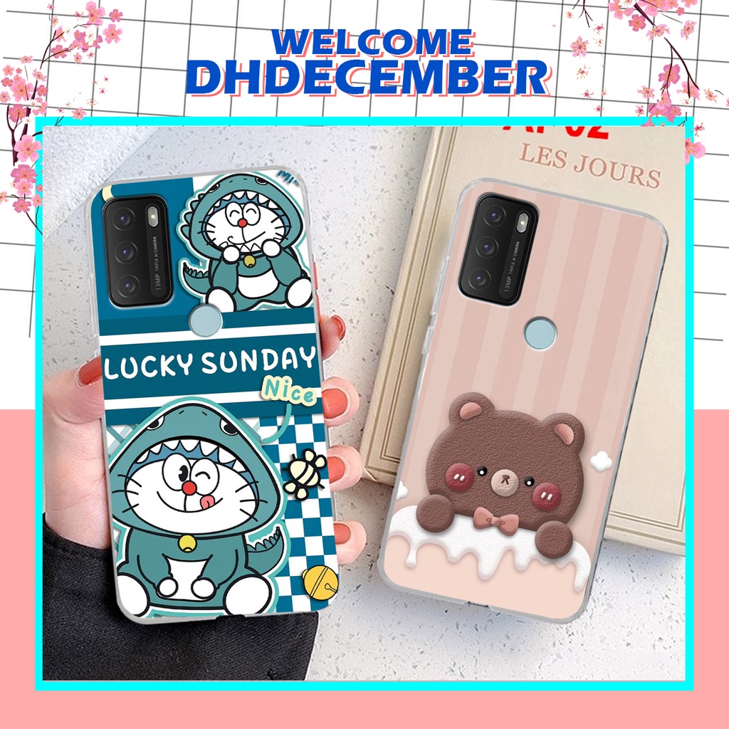 Ốp lưng Vsmart STAR 5 in hình gấu K@ws, gấu nâu, dor@emon RẺ- ĐẸP- BỀN