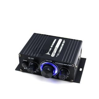Bộ Khuếch Đại Âm Thanh Siêu Trầm Hifi Có Đèn Led 400w Chuyên Dụng Cho Xe Hơi
