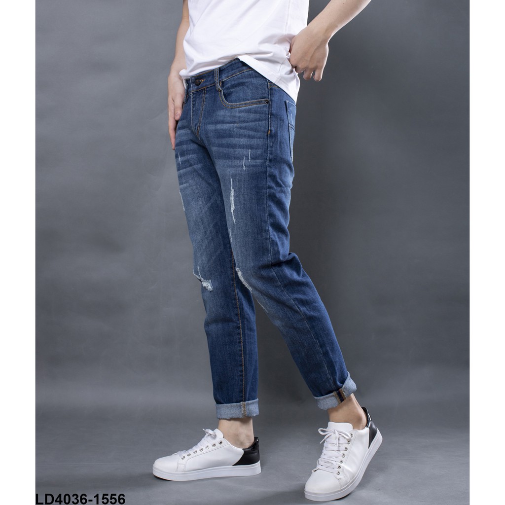 [Mã FAMALLT5 giảm 15% đơn 150K] Quần Jean dài màu xanh nam cao cấp Lados - 14048, HÀNG CHÍNH HÃNG, Form đẹp | BigBuy360 - bigbuy360.vn