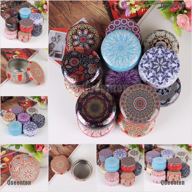 [Hàng mới về] Hộp đựng nến bằng thiếc xinh xắn