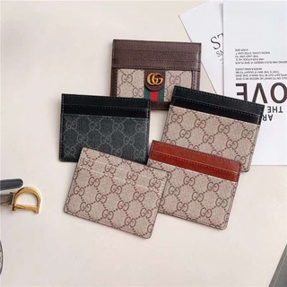 Túi Đựng Thẻ Bằng Da Cao Cấp In Họa Tiết GUCCI Cổ Điển Sang Trọng Cao Cấp