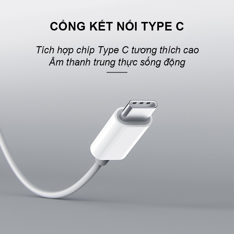 Tai Nghe Type C SIDOTECH P5C In Ear Âm Thanh Siêu Bass Thiết Kế Ôm Tai Cho Điện Thoại Oppo Samsung Xiaomi - Chính Hãng