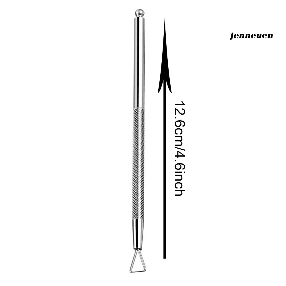 [Hàng mới về] Cây Cạo Sơn Móng Gel Bằng Thép Không Gỉ Tiện Dụng Chất Lượng Tốt