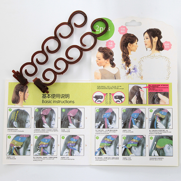 Side braiding tool Quick braiding tool Braiding centipede braiding Hair braid pan Pan Braiding tool