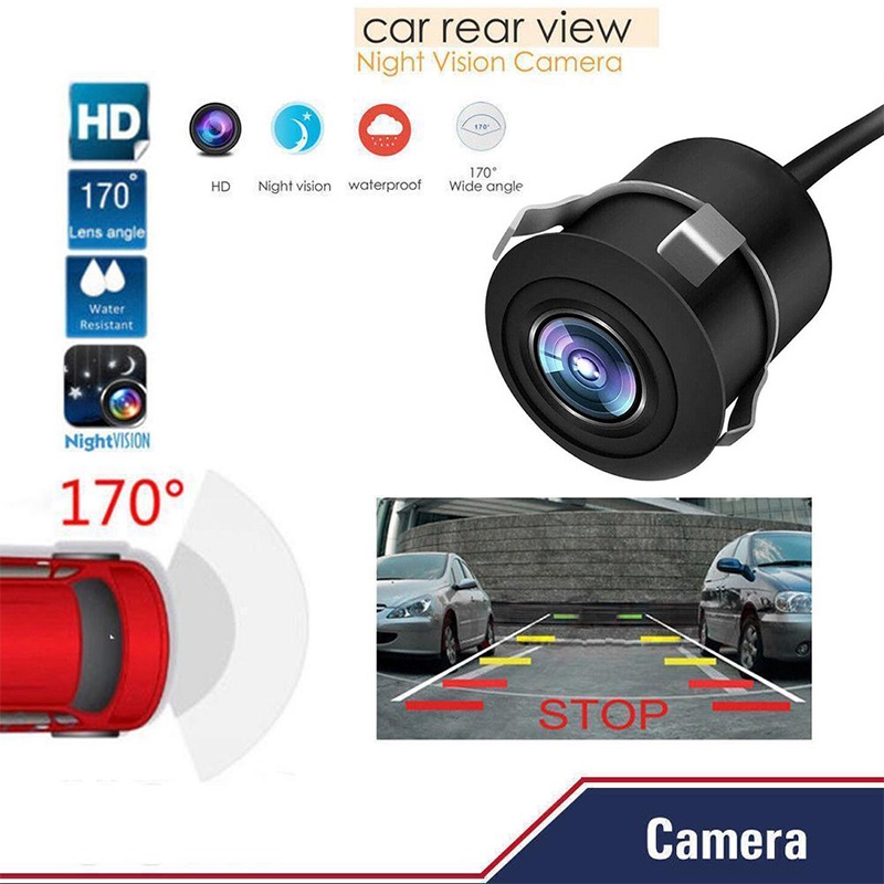 Camera Chiếu Hậu CCD Xoay 170 Độ Cho Xe Hơi